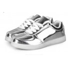 led shoes for men sliver